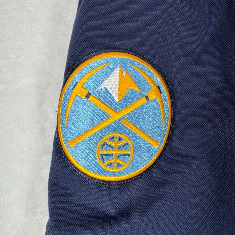 Adidas Denver Nuggets Snap Warmup Pants Navy 3XL‎ Tall +2 Flaw | Mens 3XLT Lot 2